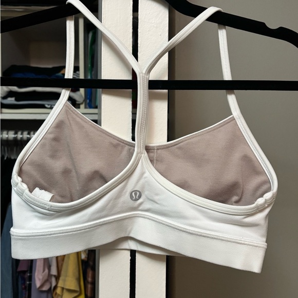 Lululemon Athletica White Strappy Sports Bra - Picture 2 of 5
